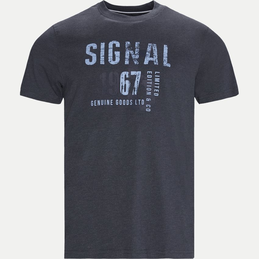 Signal T-shirts WAYNE LOGO S20 DENIM MELANGE